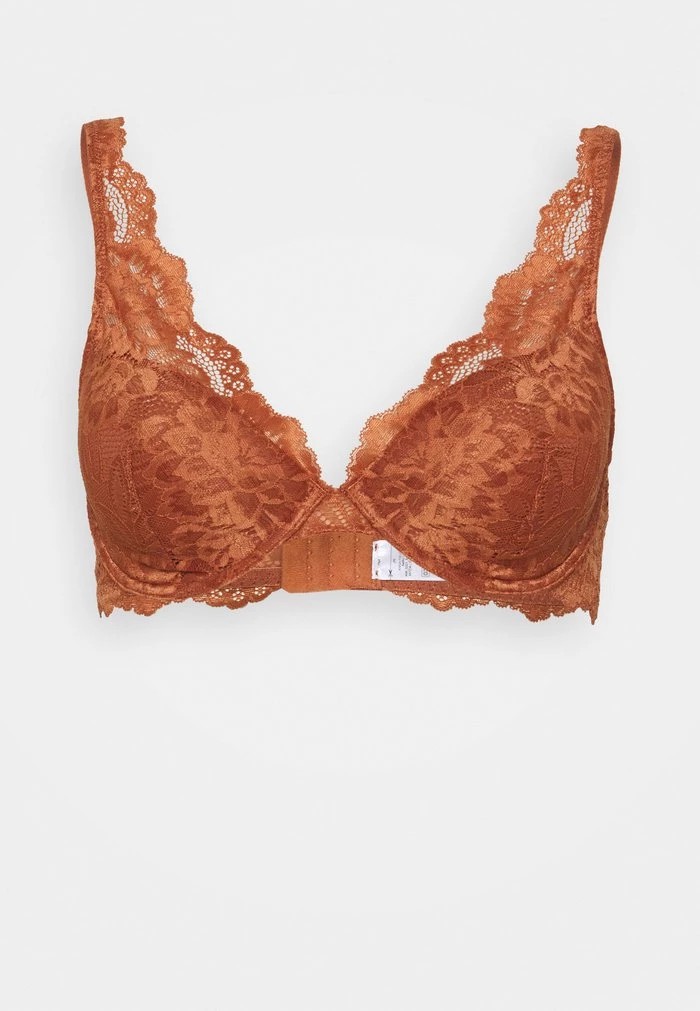 Soutien-Gorge ANNA FIELD Anna Field 2pp Sandy Lace High Apex Bra Marron Femme | SGX-0795232